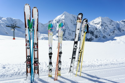 Alpina skidor med stuns