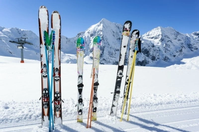 Alpina skidor med stuns